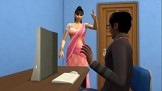 Indian stepmom catches their way nerd stepson masturbating vanguard be required of the abacus watching porn videos